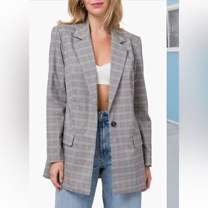 Wayf Classic Checkered Blazer